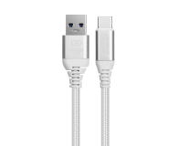 Kabel VIGGO DESIGN USB - USB-C VIGGO PREMIUM 3A 1m Biały